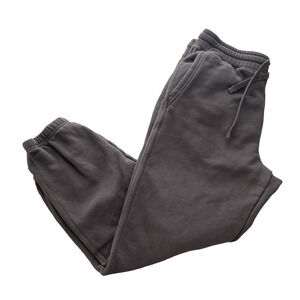 American Giant Mens Classic Sweatpant Jogger Large Gray Cotton Fleece Pull On